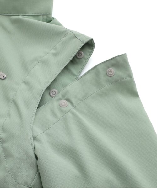 apres les cours（アプレレクール）の「【2WAY】リップストップトラックジャケット（ナイロンジャケット・キッズ・ミント/ブラック・80/90/100/110/120/130）」の10枚目の写真