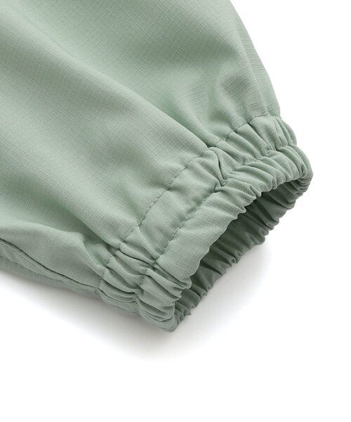 apres les cours（アプレレクール）の「【2WAY】リップストップトラックジャケット（ナイロンジャケット・キッズ・ミント/ブラック・80/90/100/110/120/130）」の12枚目の写真