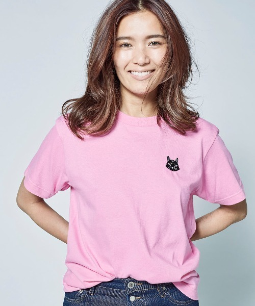 CAT CREW(C0189)（Tシャツ/カットソー）｜mikomori（ミコモリ）