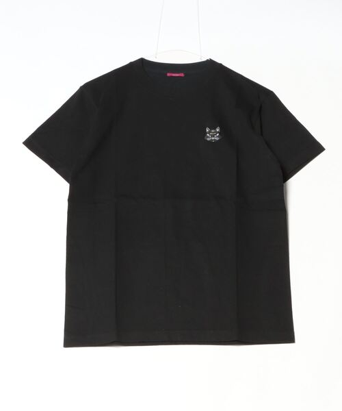tシャツ CAT CREW(C0189) レディース CAT CREW(C0189)（Tシャツ/カットソー）｜mikomori（ミコモリ