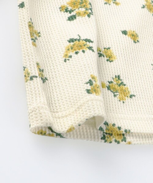 BRANSHES（ブランシェス）の「【ブランシェスmini】ワッフル長袖Tシャツ（Tシャツ/カットソー・キッズ・オフホワイト/ブラック/ネイビー/カラフル・80/110/90/100/120/130）」の13枚目の写真