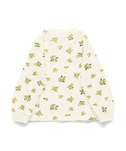 BRANSHES（ブランシェス）の「【ブランシェスmini】ワッフル長袖Tシャツ（Tシャツ/カットソー・キッズ・オフホワイト/ブラック/ネイビー/カラフル・80/110/90/100/120/130）」の12枚目の写真