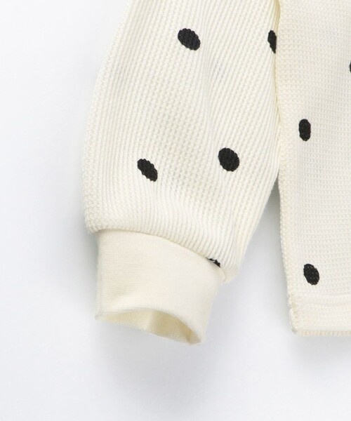 BRANSHES（ブランシェス）の「【ブランシェスmini】ワッフル長袖Tシャツ（Tシャツ/カットソー・キッズ・オフホワイト/ブラック/ネイビー/カラフル・80/110/90/100/120/130）」の19枚目の写真