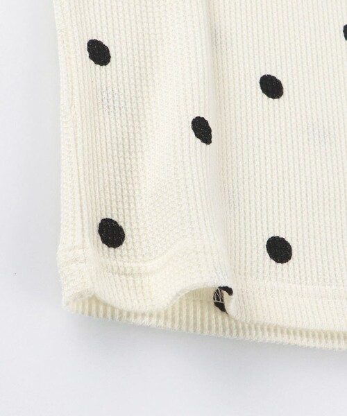 BRANSHES（ブランシェス）の「【ブランシェスmini】ワッフル長袖Tシャツ（Tシャツ/カットソー・キッズ・オフホワイト/ブラック/ネイビー/カラフル・80/110/90/100/120/130）」の20枚目の写真