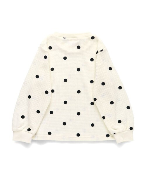 BRANSHES（ブランシェス）の「【ブランシェスmini】ワッフル長袖Tシャツ（Tシャツ/カットソー・キッズ・オフホワイト/ブラック/ネイビー/カラフル・80/110/90/100/120/130）」の18枚目の写真