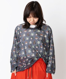 ハッピーペイントメッシュロンTEE