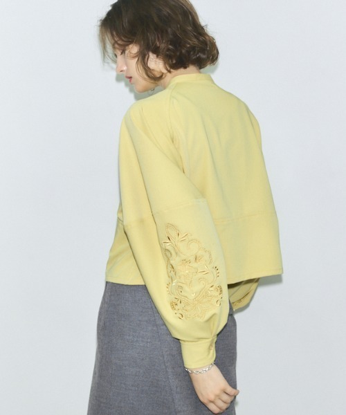 Muel Chic（ミュエルシック）の「Lily embroidery shirt リリーエンブロイダリーシャツ（シャツ/ブラウス・レディース・ブラック/イエロー/ホワイト・FREE）」の15枚目の写真