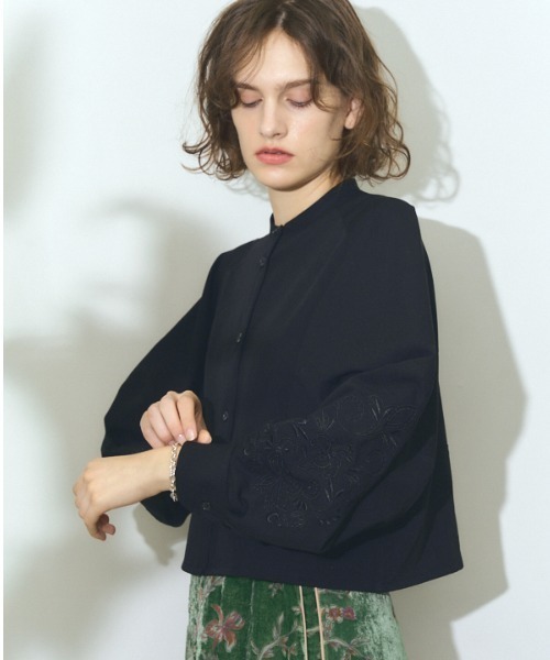Muel Chic（ミュエルシック）の「Lily embroidery shirt リリーエンブロイダリーシャツ（シャツ/ブラウス・レディース・ブラック/イエロー/ホワイト・FREE）」の19枚目の写真