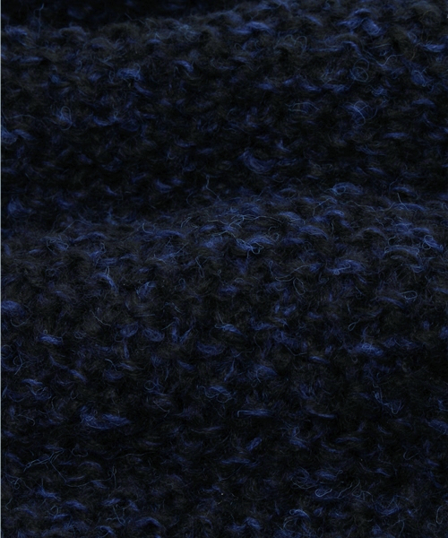 Lui's（ルイス）の「Lui's(ルイス) スヌード（ストール/ショール・メンズ・ブルー/オフホワイト・FREE）」の6枚目の写真