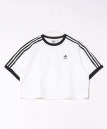 adidas アディダス W 3ST LOOSE CROP TEE ショートスリーブ JC8150 WHITE