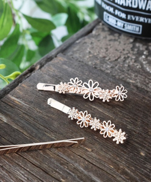 niko and...（ニコアンド）の「3SETヘアピン（ヘアピン・レディース・グレー/イエロー/ブラック/ピンク・0）」の4枚目の写真