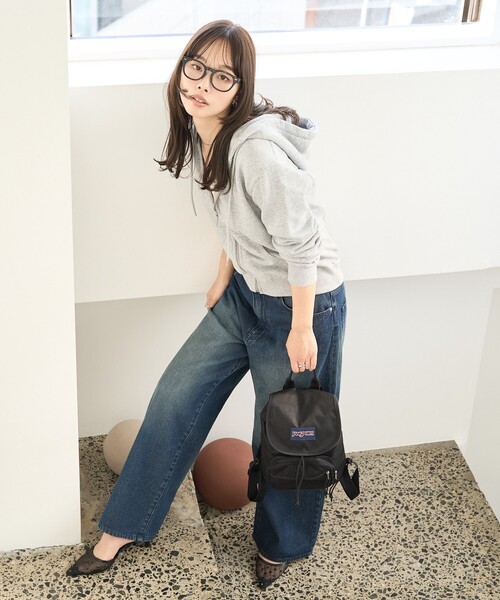 FREAK'S STORE（フリークスストア）の「限定展開  JANSPORT/ジャンスポーツ HIGHLANDS MINI PACK/ハイランズ ミニ パック（バッグ・リュック）（バックパック/リュック・レディース・ピンク/ブラック/ナチュラル/ベージュ・ONE SIZE）」の6枚目の写真