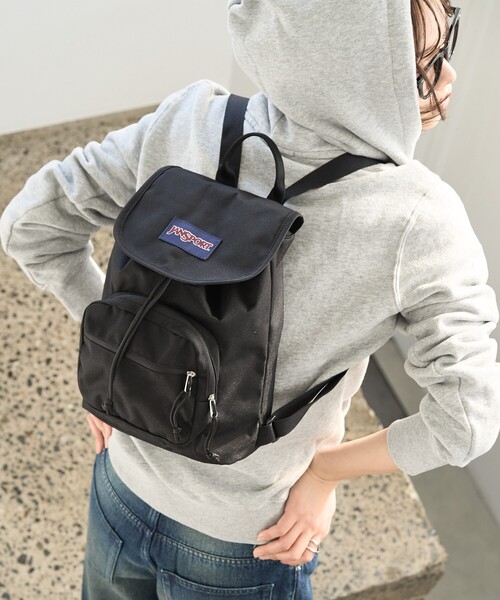 FREAK'S STORE（フリークスストア）の「限定展開  JANSPORT/ジャンスポーツ HIGHLANDS MINI PACK/ハイランズ ミニ パック（バッグ・リュック）（バックパック/リュック・レディース・ピンク/ブラック/ナチュラル/ベージュ・ONE SIZE）」の10枚目の写真