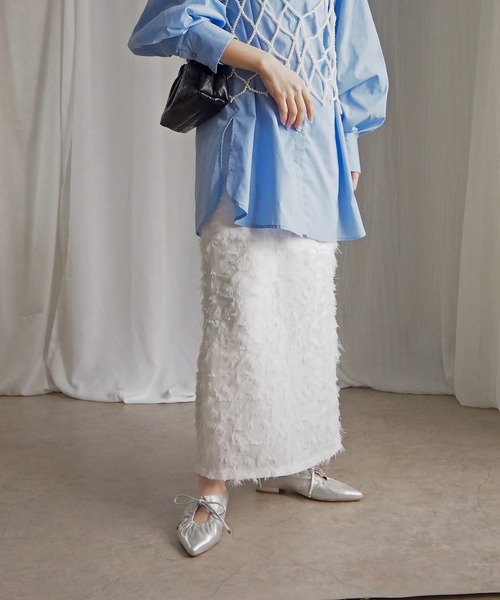 minia(ミニア)の「ポインテッドリボンバレエ(パンプス・レディース・ブラック/シルバー・M/L)」の20枚目の写真