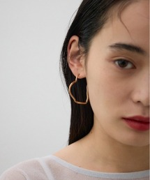 AZUL by moussy | ニュアンスシェイプビッグフープピアス(ピアス（両耳用）)
