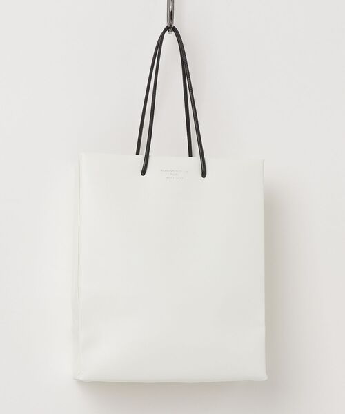 UNKNOWN PRODUCTS(アンノウンプロダクツ)の「Leather Paper Bag(ショルダーバッグ・レディース・パープル/ホワイト/ブルー/ブラック・ONE SIZE)」の1枚目の写真