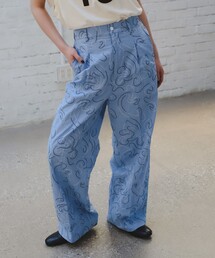 B:MING by BEAMS | ambiance / Embroidery Pants（S～M）(その他パンツ)