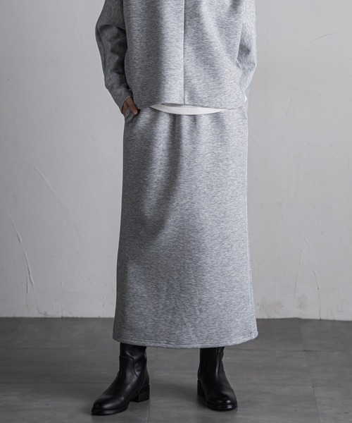 MAYSON GREY（メイソングレイ）の「【WEB限定】ダンボールセットアップ≪洗濯機で洗える≫（ワンピース・レディース・ライトグレー/ベージュ/ブラック/カーキ・M）」の8枚目の写真