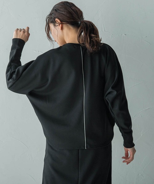 MAYSON GREY（メイソングレイ）の「【WEB限定】ダンボールセットアップ≪洗濯機で洗える≫（ワンピース・レディース・ライトグレー/ベージュ/ブラック/カーキ・M）」の20枚目の写真