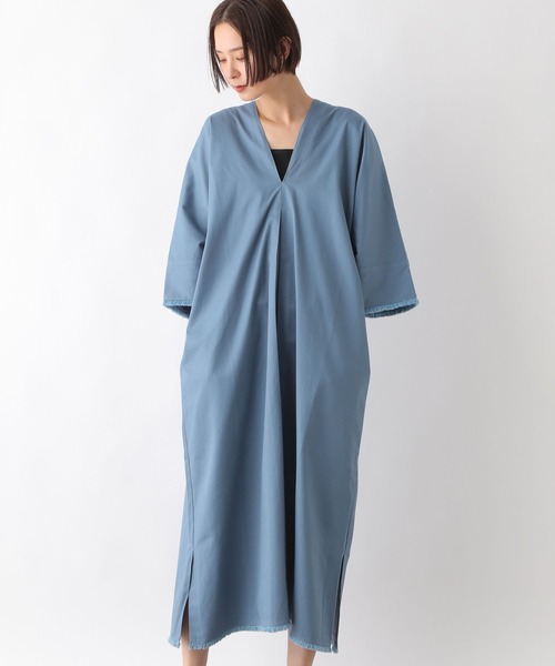 セール】フリンジカフタンワンピース 290186（ワンピース）｜LEPSIM