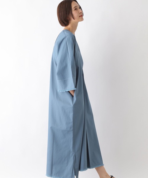 LEPSIM（レプシィム）の「フリンジカフタンワンピース　290186（ワンピース・レディース・チャコールグレー/ブルー/アイボリー・FREE）」の19枚目の写真