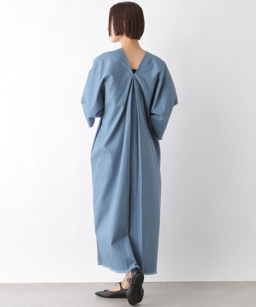 LEPSIM（レプシィム）の「フリンジカフタンワンピース　290186（ワンピース・レディース・チャコールグレー/ブルー/アイボリー・FREE）」の22枚目の写真