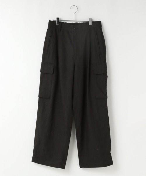 LOWRYS FARM（ローリーズファーム）の「ノルマンディリネンカーゴパンツ　 249969（カーゴパンツ・メンズ・チャコールグレー/アイボリー・MEDIUM/LARGE）」の19枚目の写真