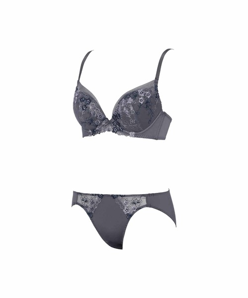 AMOSTYLE BY TRIUMPH(アモスタイルバイトリンプ)の「Daily AMOSTYLE 寄せブラ ブラ&ショーツセット キューティーブロッサム【B,C,Dカップ】 AMST519 WHU + Mini JX(ブラ&ショーツ・レディース・ブルー/オレンジ/グレー/ホワイト/パープル/ベージュ・D70/D65/C75/C70/C65/B75/B70/B65/D75/C75L/D75L)」の20枚目の写真