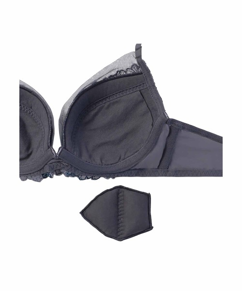 AMOSTYLE BY TRIUMPH(アモスタイルバイトリンプ)の「Daily AMOSTYLE 寄せブラ ブラ&ショーツセット キューティーブロッサム【B,C,Dカップ】 AMST519 WHU + Mini JX(ブラ&ショーツ・レディース・ブルー/オレンジ/グレー/ホワイト/パープル/ベージュ・D70/D65/C75/C70/C65/B75/B70/B65/D75/C75L/D75L)」の22枚目の写真