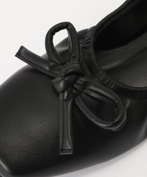 B.C STOCK（ベーセーストック）の「ギャザーバレエシューズ（バレエシューズ・レディース・シルバー/ブラック/ゴールド・MEDIUM/SMALL/LARGE）」の10枚目の写真