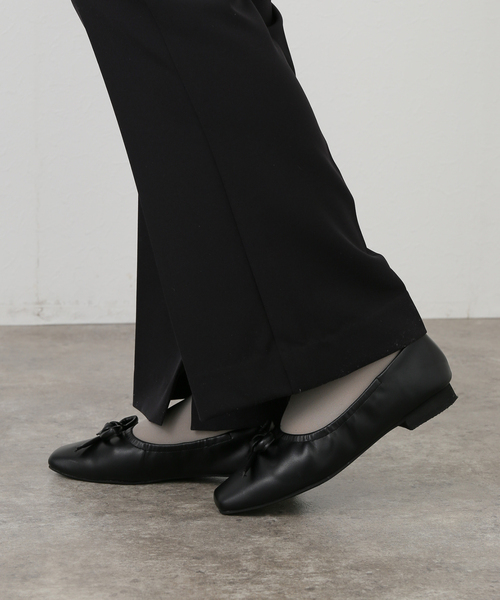 B.C STOCK（ベーセーストック）の「ギャザーバレエシューズ（バレエシューズ・レディース・シルバー/ブラック/ゴールド・MEDIUM/SMALL/LARGE）」の14枚目の写真