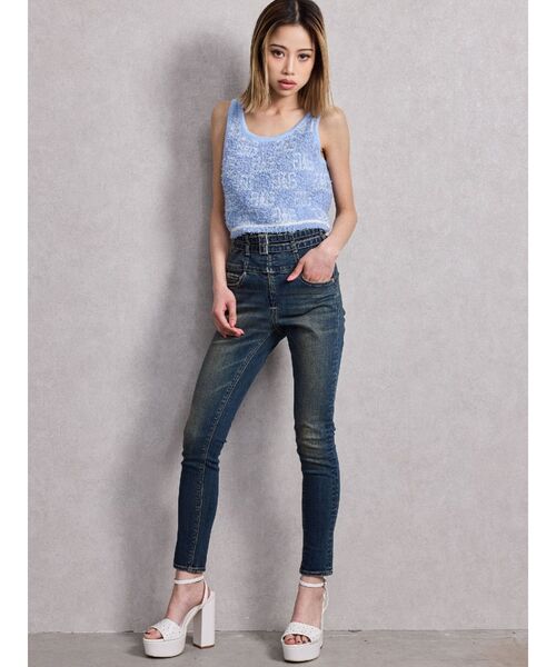 GYDA（ジェイダ）の「ラインストーンサンダル（サンダル・レディース・オフホワイト/ブラック・LARGE/MEDIUM/SMALL）」の11枚目の写真