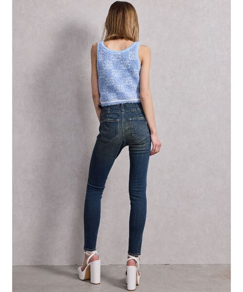 GYDA（ジェイダ）の「ラインストーンサンダル（サンダル・レディース・オフホワイト/ブラック・LARGE/MEDIUM/SMALL）」の12枚目の写真