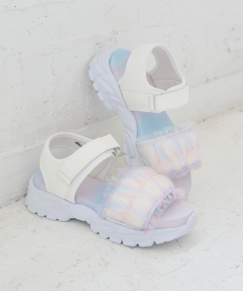 ROPE' PICNIC（ロペピクニック）の「【KIDS/キッズ】チュールサンダル（サンダル・キッズ・その他/ブラック・22/21/20）」の6枚目の写真