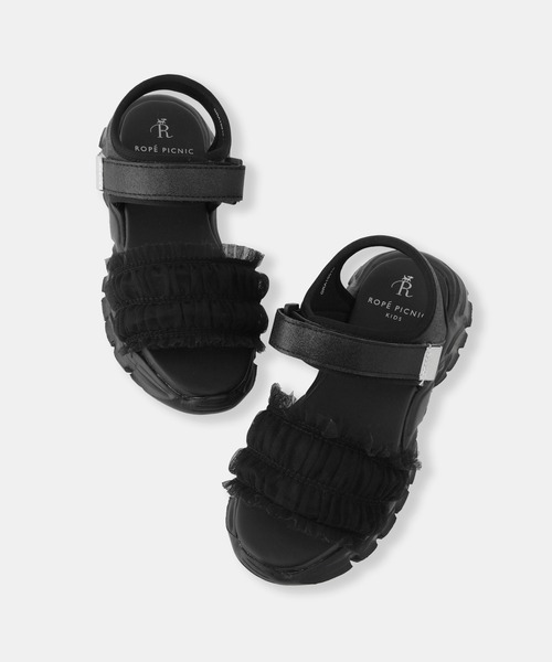 ROPE' PICNIC（ロペピクニック）の「【KIDS/キッズ】チュールサンダル（サンダル・キッズ・その他/ブラック・22/21/20）」の9枚目の写真