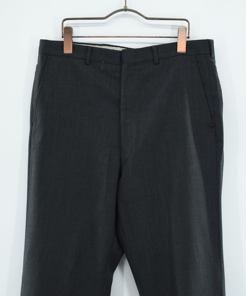 VINTAGE（ヴィンテージ）の「【ヴィンテージ古着】80-90’s ノータック シングル スラックス（スラックス・メンズ・グレー・33）」の10枚目の写真