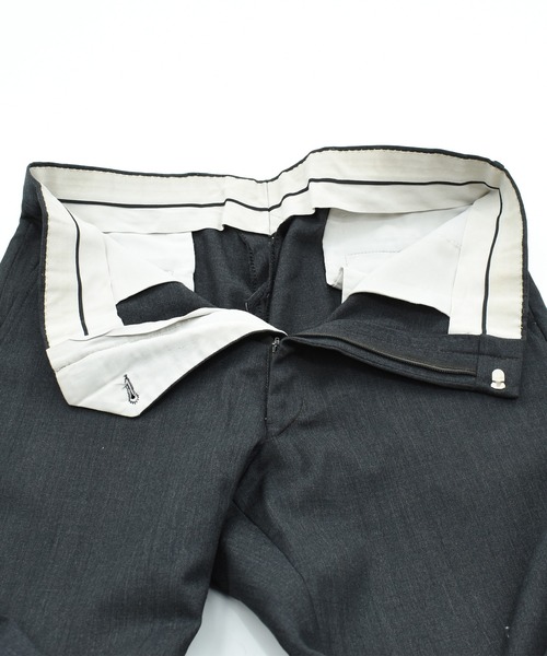 VINTAGE（ヴィンテージ）の「【ヴィンテージ古着】80-90’s ノータック シングル スラックス（スラックス・メンズ・グレー・33）」の7枚目の写真