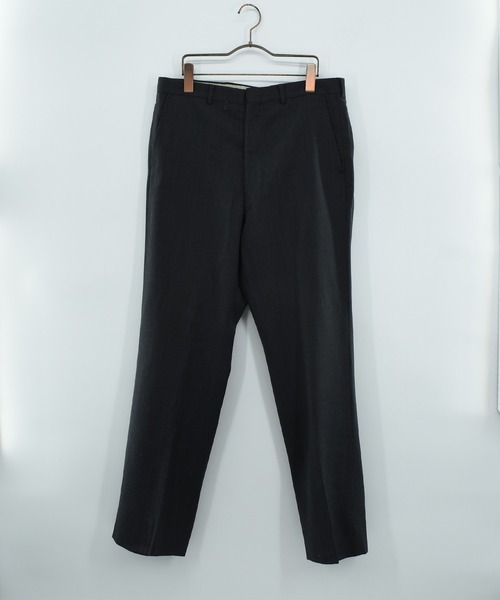 VINTAGE（ヴィンテージ）の「【ヴィンテージ古着】80-90’s ノータック シングル スラックス（スラックス・メンズ・グレー・33）」の9枚目の写真