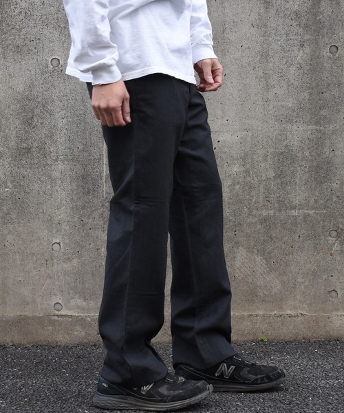 VINTAGE（ヴィンテージ）の「【ヴィンテージ古着】80-90’s ノータック シングル スラックス（スラックス・メンズ・グレー・33）」の14枚目の写真