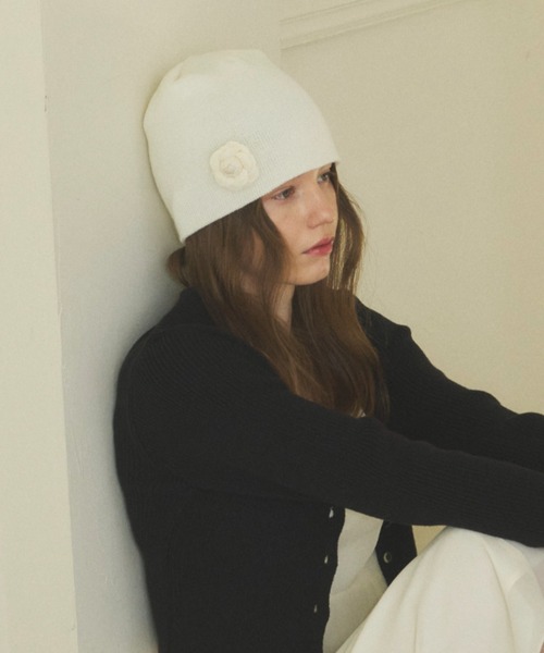 セール】rose summer knit cap / ローズサマーニットキャップ