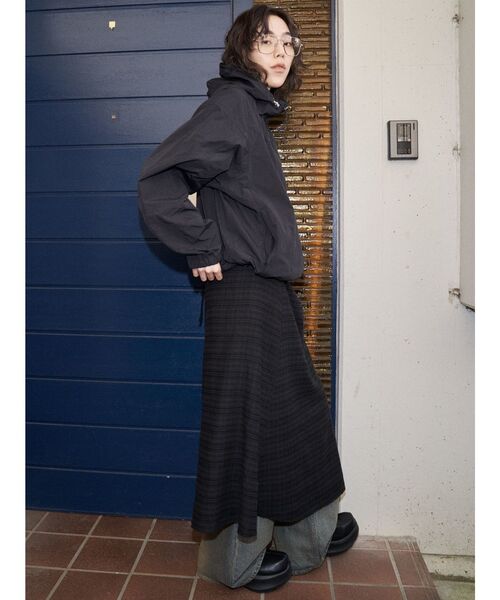 VEQUM（VEQUM）の「【VEQUM】MAXI WRAP SKIRT（その他パンツ・レディース・ブラック/ネイビー・SMALL/MEDIUM）」の12枚目の写真