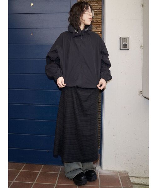 VEQUM（VEQUM）の「【VEQUM】MAXI WRAP SKIRT（その他パンツ・レディース・ブラック/ネイビー・SMALL/MEDIUM）」の13枚目の写真