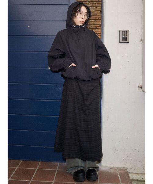 VEQUM（VEQUM）の「【VEQUM】MAXI WRAP SKIRT（その他パンツ・レディース・ブラック/ネイビー・SMALL/MEDIUM）」の14枚目の写真