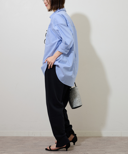 JOURNAL STANDARD relume(ジャーナルスタンダード レリューム)の「オーバーサイズ オックスフォードシャツ(シャツ/ブラウス・レディース・ブルー/ライトブルー/ピンク系その他・FREE)」の20枚目の写真