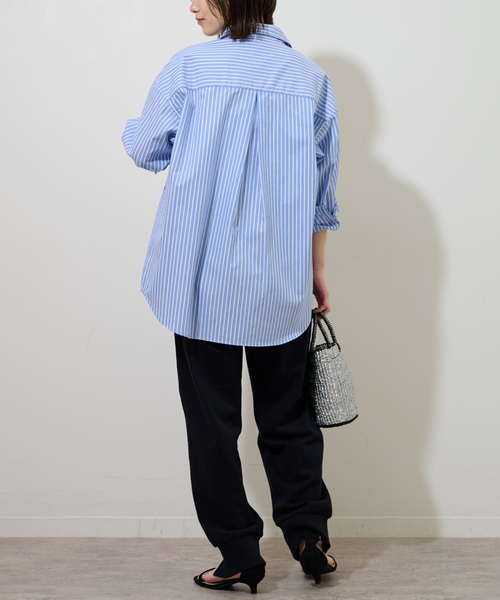 JOURNAL STANDARD relume(ジャーナルスタンダード レリューム)の「オーバーサイズ オックスフォードシャツ(シャツ/ブラウス・レディース・ブルー/ライトブルー/ピンク系その他・FREE)」の21枚目の写真