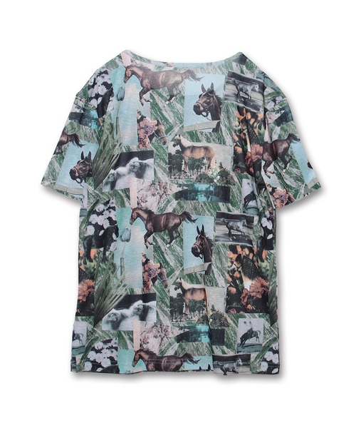 Common Noun(コモン ナウン)の「“HORSE” Yumi Matsushita シアートップス半袖(Tシャツ/カットソー・レディース・マルチ・M)」の2枚目の写真