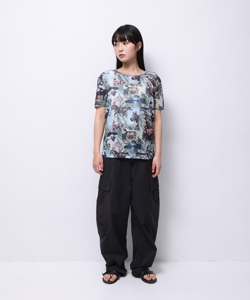 Common Noun シアートップス　完売品 HORSE” Yumi Matsushita シアートップス半袖（Tシャツ/カットソー