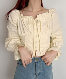Bustier Frill Blouse / ビスチェフリルブラウス
