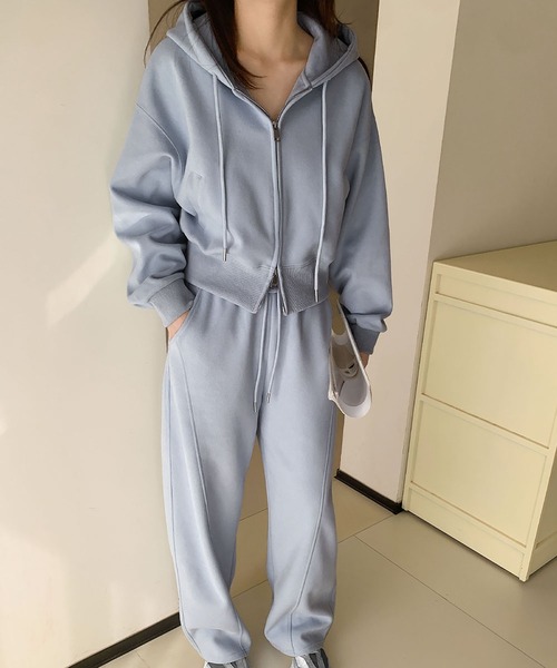 Dabuwawa::セットアップ:S/S(上/下)[RESALE] ハーフスウェットセットアップ ブラック | THE MOBSTAR JAPAN®️