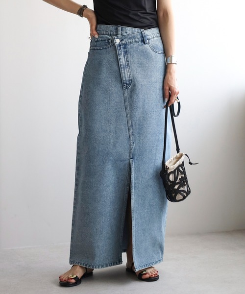 Bonjour Sagan（ボンジュールサガン）の「クロスウエストデニム